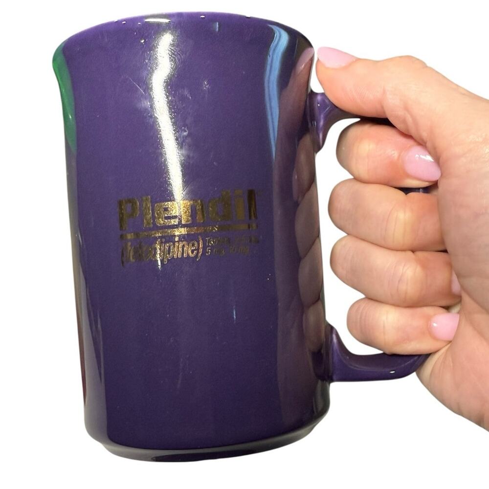 Plendil Drug Pharmaceutical RX Coffee Tea Mug Healthcare Medical Rep Promo‎ TAMS